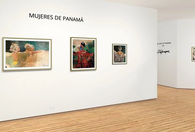 Installation shot Al Sprague Panama Exhibition