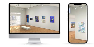 virtual exhibition on desktop and phone