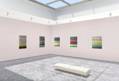 Installation shot Emerich Meerson - Elemental Abstracts