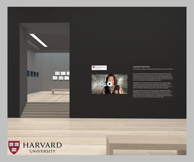 installation view of Harvard University Exhibition