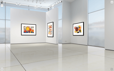 Heather James Fine Art custom made virtual 3D Gallery