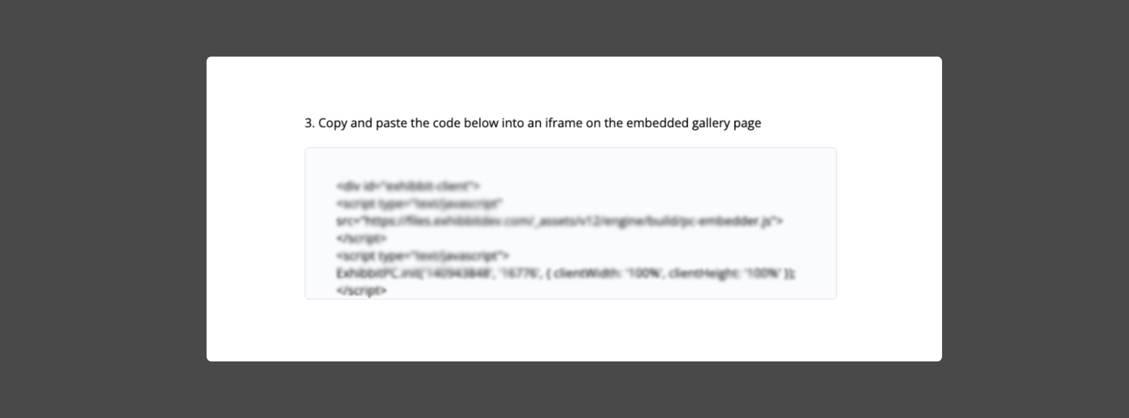 embed code