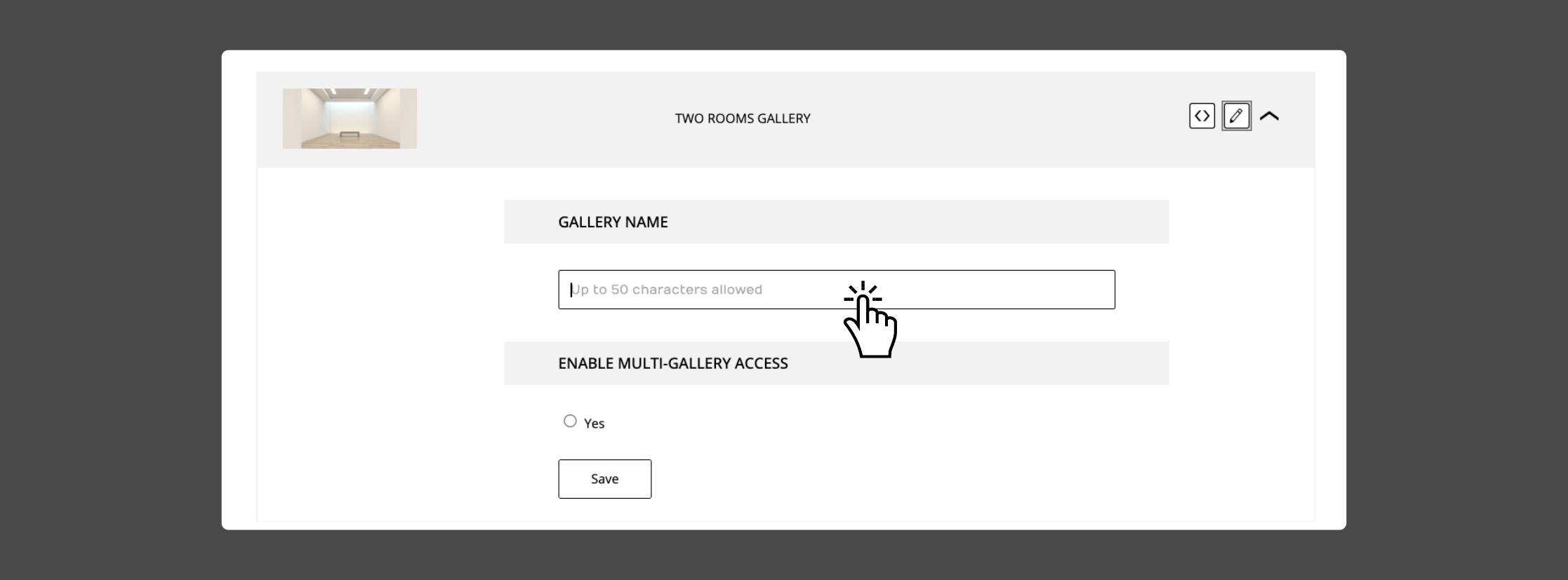 gallery name