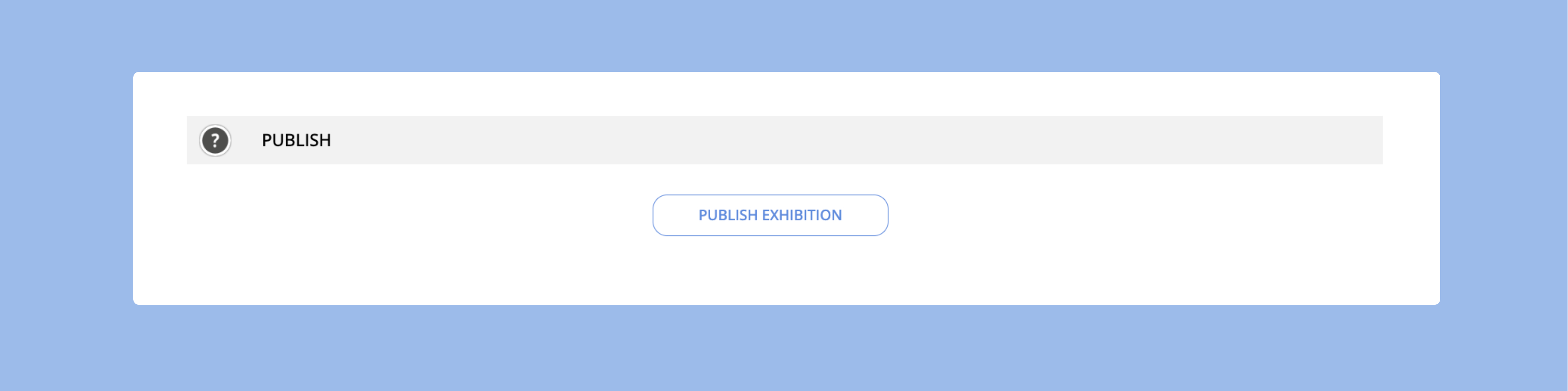publish exhibition