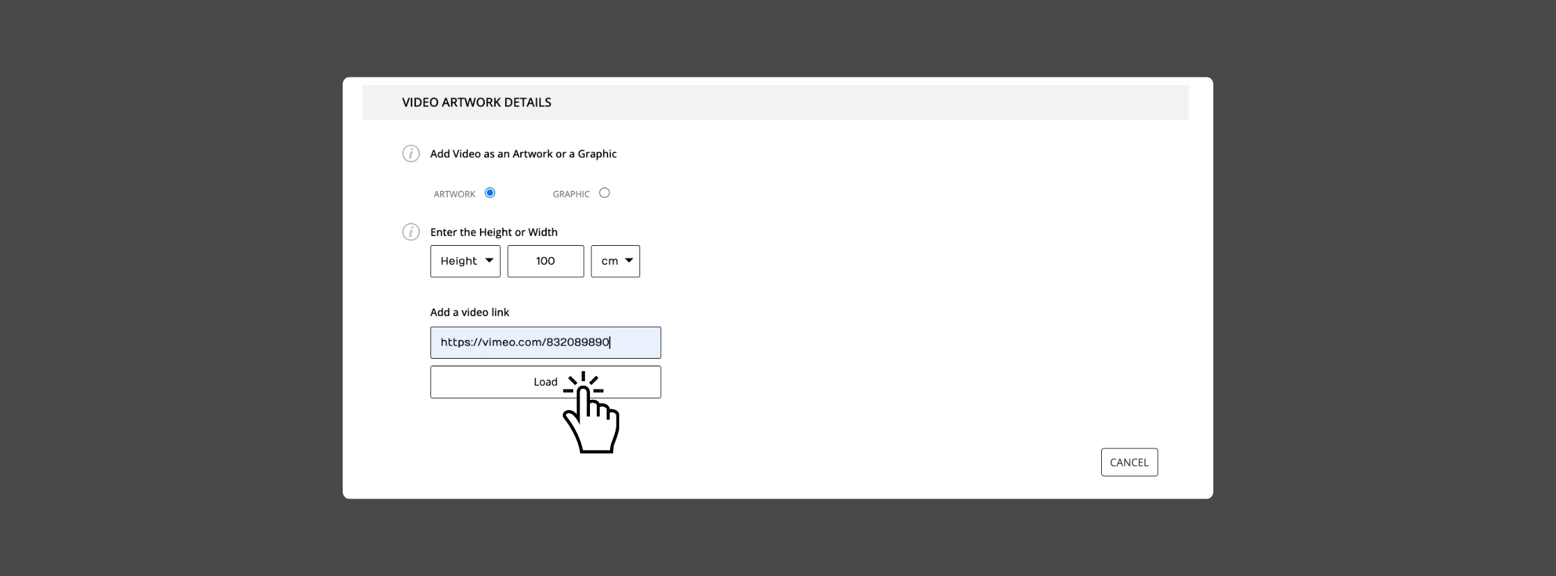 height for video